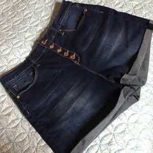 YMI Butt Lift Jean Shorts